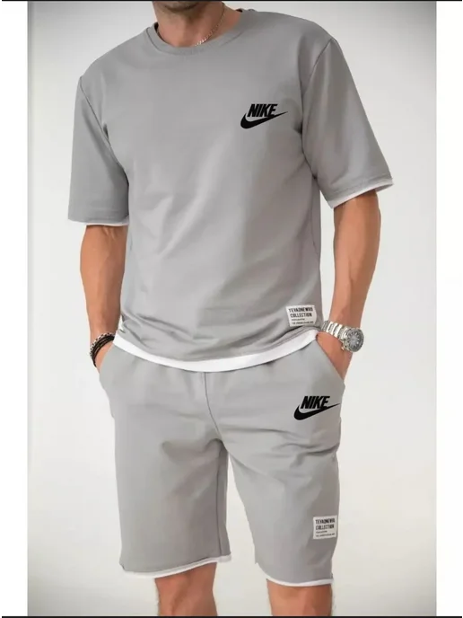 Костюм спортивный летний футболка и шорты